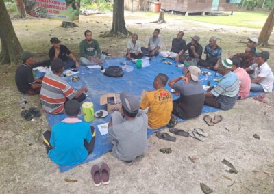 Sekolah Lapang Perkebunan Kelapa Sawit di Kampung Dampingan SPLP Kab. Siak di Sambut Antusias Oleh Petani